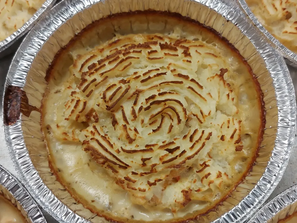 Turkey Pie, Mashed Potato Topped